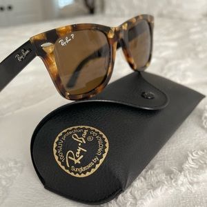 Ray-Ban Sunglasses ORIGINAL WAYFARER Fleck RB2140 - 1160 Polarized